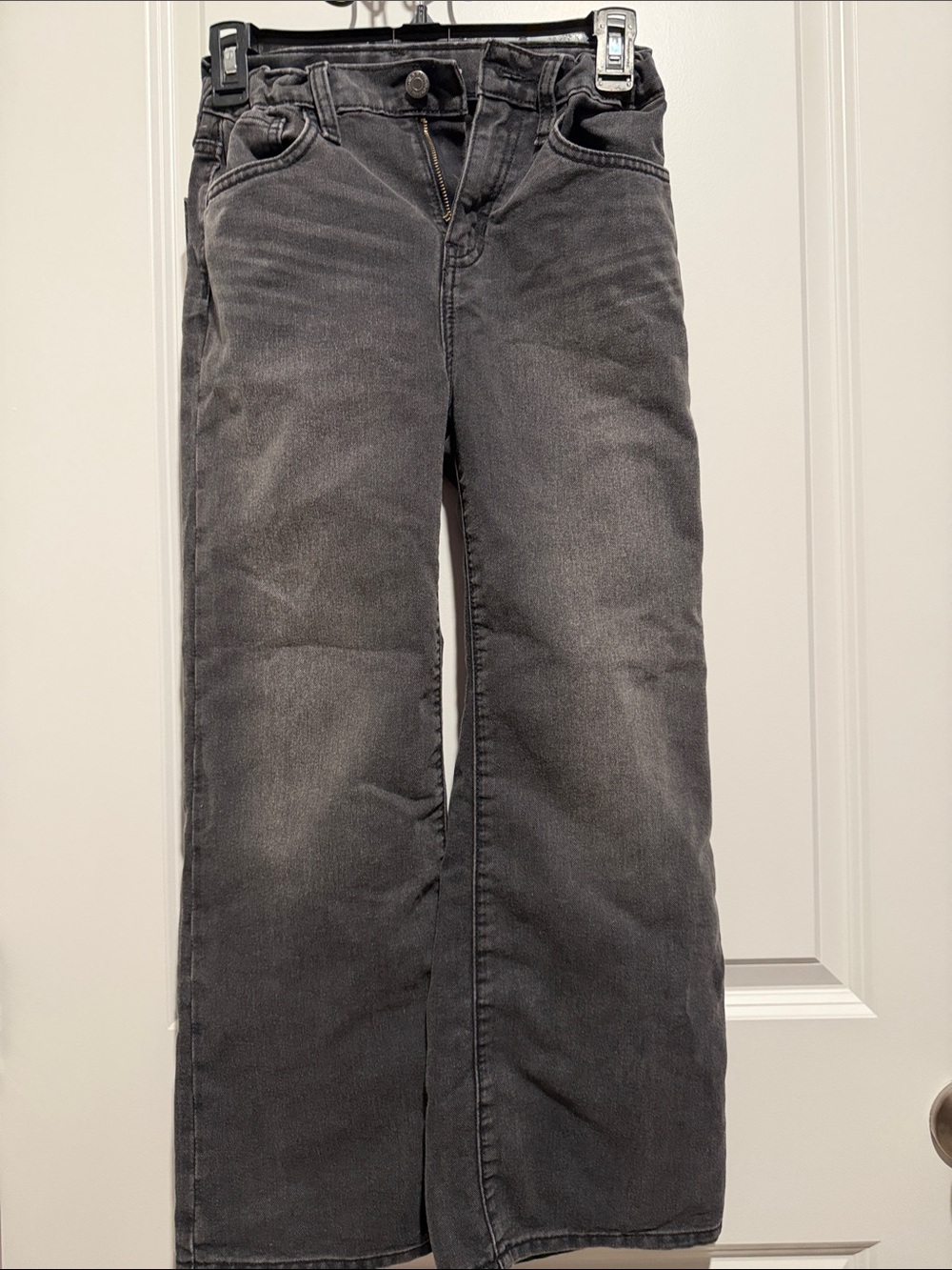 Old Navy Girls Black Faded Straight Jeans